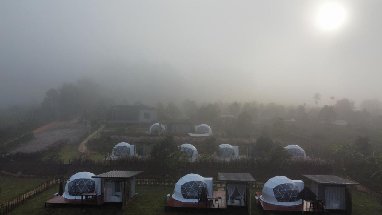 เต้นท์โดมเขาค้อ Lung Bun Camp 호텔 Ban Nong Rang Chang 외부 사진
